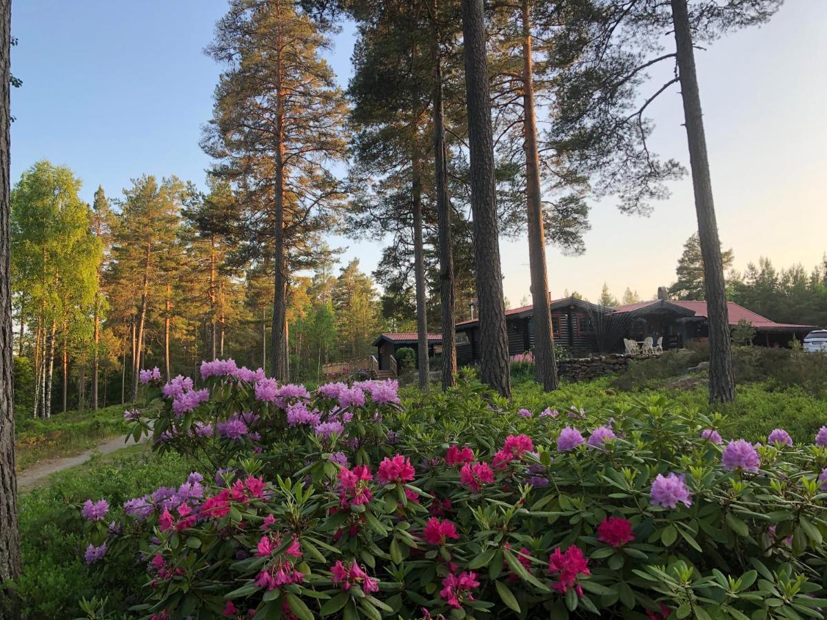 Timber Cottages With Jacuzzi And Sauna Near Lake Vaenern Карлстад Екстер'єр фото